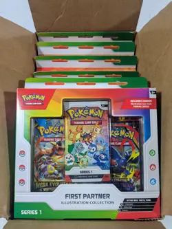 Pokemon TCG First Partner Illustration Collection Box Series 1 (LOT OF 10) 🚛💨 - Image 1