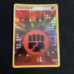 Pokemon TCG Fighting Energy 108/108 Reverse Holo Rare Power Keepers - Image 1