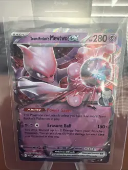 Team Rocket's Pokemon Mewtwo EX Ascended Heros Holo Rare 079/217 - Image 1