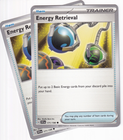 [x2] Energy Retrieval 171/198 - Scarlet & Violet - NM Trainer - Pokemon TCG - Image 1