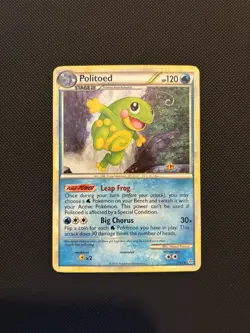 Politoed 7/95 Holo Pokemon HGSS Unleashed - LP - Image 1