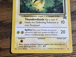 Pokemon Wotc Black Star Promo # 27 Pikachu,,not played - Image 3