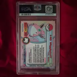 2000 Topps Chrome Pokemon TV Spectra #40 Wigglytuff PSA 10-POP 14 - Image 2