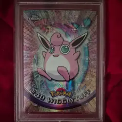 2000 Topps Chrome Pokemon TV Spectra #40 Wigglytuff PSA 10-POP 14 - Image 3