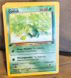 Pokemon TCG - ODDISH - 1ST EDITION - 63/82 - TEAM ROCKET (2000) - WOTC - NM - Image 1