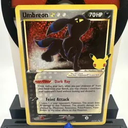 Pokemon Umbreon Star Holo Celebrations: Classic Collection 17/17 NM 🔥 - Image 2