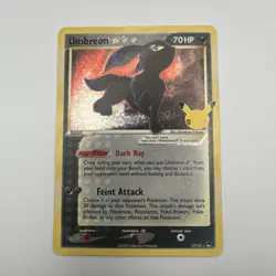 Pokemon Umbreon Star Holo Celebrations: Classic Collection 17/17 NM 🔥 - Image 3