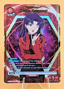 Union Arena Misato Katsuragi UE15BT/EVA-1-085 (R*) UE15BT: Evangelion: New - Image 1