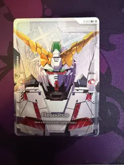Gundam Card Game Singles R-003: Resource (Unicorn Gundam) C New Type Rising - Image 1