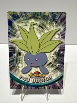 Oddish #43 - Black Logo - Non-Holo - SERIES 1 - TOPPS POKEMON CARD - Image 1