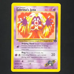 Sabrina's Jynx 57/132 - Gym Challenge - Pokemon Card - Image 1