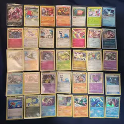 pokemon mixed card lot with ex, V, holos, reverse holos - pikachu, gengar - Image 2