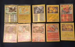 pokemon mixed card lot with ex, V, holos, reverse holos - pikachu, gengar - Image 3