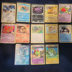 pokemon mixed card lot with ex, V, holos, reverse holos - pikachu, gengar - Image 4