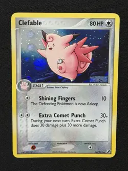 Pokemon Clefable 36/115 Unseen Forces 2005 Reverse Holo Card NM - Image 2