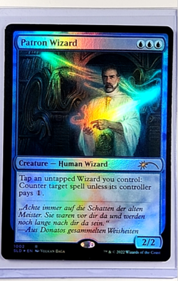 2022 MTG Magic The Gathering SLD Secret Lair Drop Foil #1002 Patron Wizard - Image 1