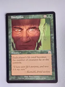 Mtg Biorhythm Onslaught Regular Great Condition Lp+ Very Slight Wear On Edges. - Image 1