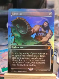 Land Tax (Anime Borderless) Wilds of Eldraine: Enchanting Tales Foil - Image 1