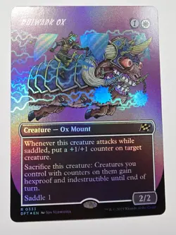 Bulwark Ox (Borderless) Aetherdrift Foil 333 - Image 1