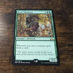 Guilds of Ravnica #123 Beast Whisperer Promo - Image 1