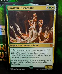 magic the gathering - Trostani Discordant - Legendary Creature - Dryad - Mythic - Image 1