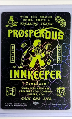MTG Magic The Gathering SLP Secret Lair Showdown Promo Foil Prosperous Innkeeper - Image 1