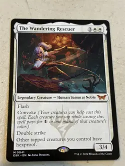 mtg The Wandering Rescuer, mythic rare, Duskmourn, unplayed - Image 1
