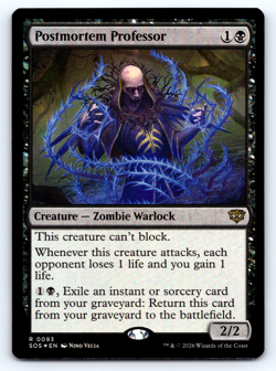 Postmortem Professor FOIL - Secrets of Strixhaven - MTG - Image 1