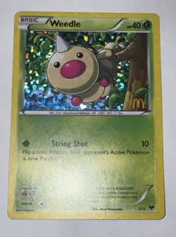 Pokemon Weedle – McDonald’s Promo 2013 #1/12 – Trading Card TCG - Image 1