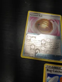 Pokemon TCG Trainer REV HOLO SWSH Fusion Strike Set Quick Ball Bug Catcher Cress - Image 4