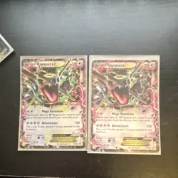 Pokemon TCG XY98 Rayquaza EX Holo Basic Card Lot Nintendo English (2) - Image 1