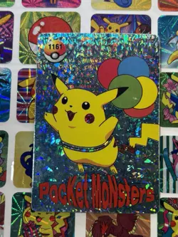 Pokemon Holo Vintage Pocket Monsters Vending Prism Sticker Nintendo collections - Image 2