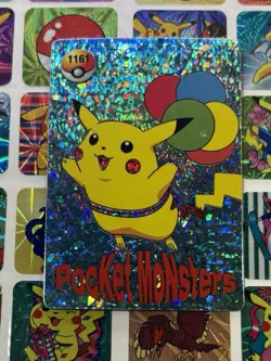 Pokemon Holo Vintage Pocket Monsters Vending Prism Sticker Nintendo collections - Image 3