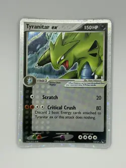 Tyranitar ex Pokemon Organized Play Promotional Series 1 #17 2004 - Image 1