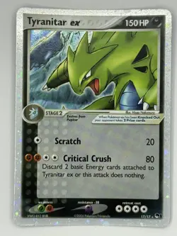 Tyranitar ex Pokemon Organized Play Promotional Series 1 #17 2004 - Image 3