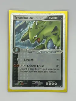Tyranitar ex Pokemon Organized Play Promotional Series 1 #17 2004 - Image 5