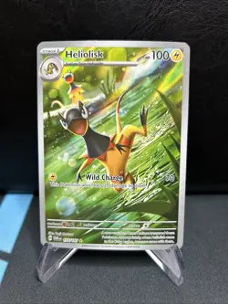 HELIOLISK Pokemon Twilight Masquerade 177/167 Illustration Rare Full Art Holo - Image 1