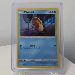 Psyduck (Holo Common) 7/18 Detective Pikachu Holo Pokemon TCG CCG - Image 1