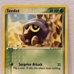 Seedot - 76/100 - Common LP English Pokemon EX Sandstorm - Image 2