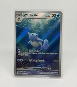 Pokemon Wartortle Illustration Rare Holo Sv: Scarlet & Violet 151 171/165 100HP - Image 1