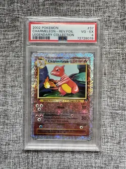 Pokemon Charmeleon 37/110 Legendary Collection Reverse Holo Uncommon PSA 4 - Image 1