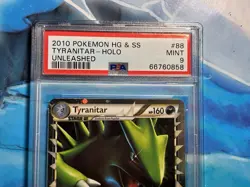 Pokemon Tyranitar Prime 88/95 Unleashed Holo Ultra Rare #88 PSA 9 Mint - Image 3