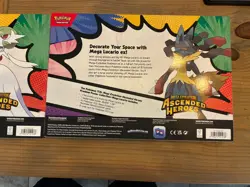 Pokemon TCG Ascended Heroes Premium Poster Collection Lucario And Gardevoir - Image 2