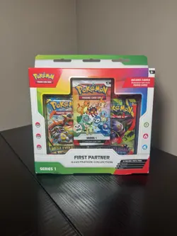 Pokemon TCG First Partner Illustration Collection Series 1 Promo Box English - Image 1