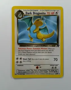 DARK DRAGONITE 2000 POKEMON BASE SET TEAM ROCKET RARE 22/82 - Image 1