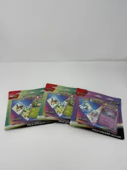 3x Pokemon TCG Prismatic Evolutions Tech Sticker Collection SHIPS FAST UPS 🚚💨 - Image 1