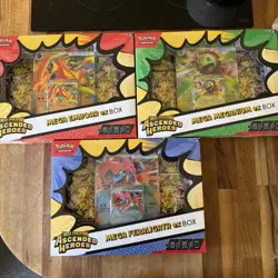 Pokemon Ascended Heroes Mega Feraligatr Meganium Emboar BOX UK Seller IN HAND - Image 1