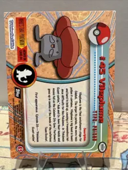 Pokemon #45 Vileplume Topps 2000 TV Animation Edition Nintendo - Image 2