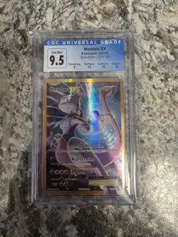 Mewtwo EX 103/108 Ultra Rare Holo Evolutions Pokemon CGC 9.5 Gem - Image 1