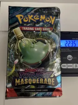 22.34/35g Pokemon TCG Twilight Masquerade Booster Pack (FACTORY SEALED)✅ - Image 1